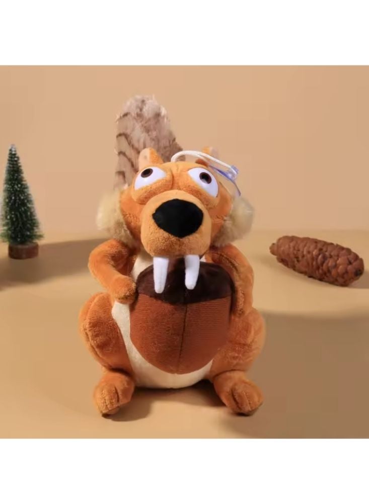 Premium Ice Age Scrat Plush Toy with Acorn – Cute Stuffed Saber-Tooth Squirrel - Image 2